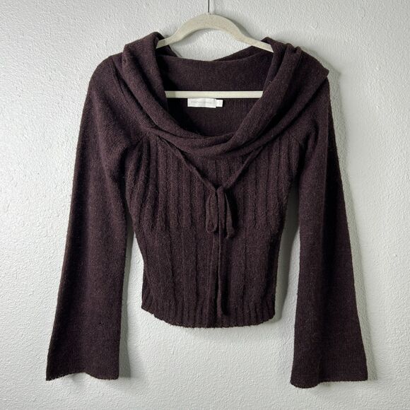 Jonathan Simkhai Sweaters - Jonathan Simkhai Womens Sweater Cambria Alpaca Wool Off Shoulder Small